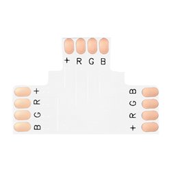 ZŁĄCZKA LED RGB 10MM, TRÓJNIK "T" ORNO ZŁĄCZKA LED RGB 10MM, TRÓJNIK "T" ORNO