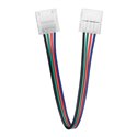 ZŁĄCZKA LED RGB 10MM, DWUSTRONNA, Z PRZEWODEM  ORNO