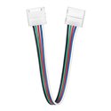 ZŁĄCZKA LED RGBW 12MM, DWUSTRONNA, Z PRZEWODEM ORNO