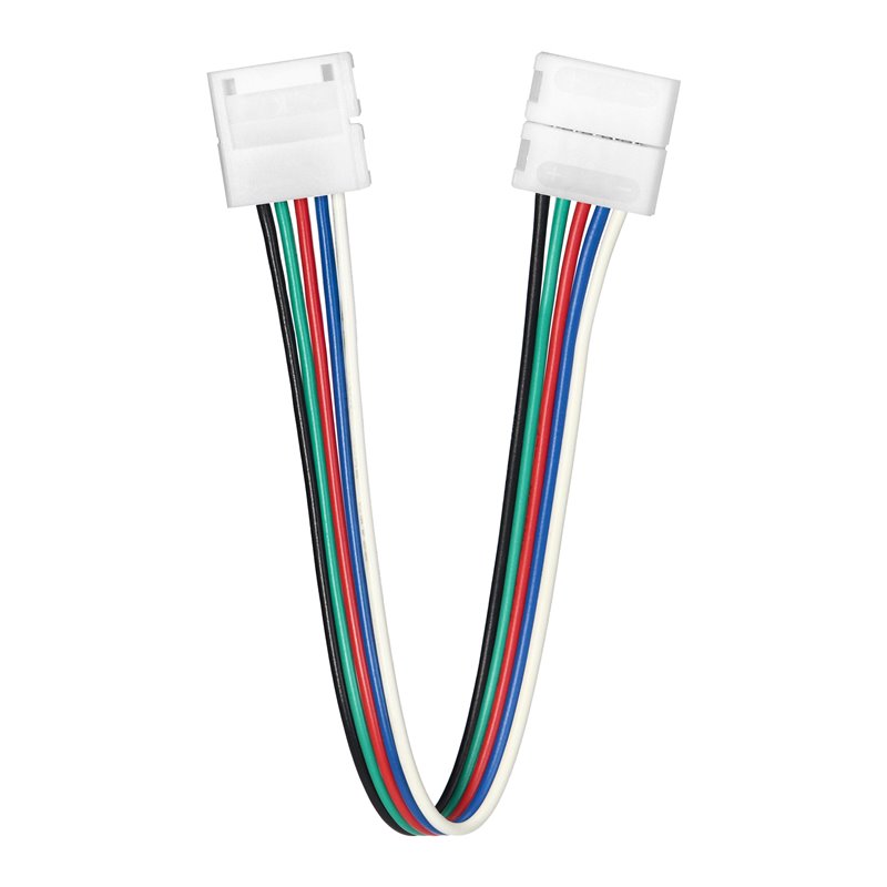ZŁĄCZKA LED RGBW 12MM, DWUSTRONNA, Z PRZEWODEM ORNO