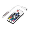 BEZPRZEWODOWY STEROWNIK DO TAŚM LED RGB Z PILOTEM, 17 PRZYCISKÓW, 12V, 6A, 72W ORNO