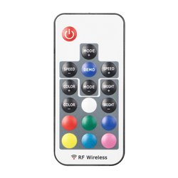 BEZPRZEWODOWY STEROWNIK DO TAŚM LED RGB Z PILOTEM, 17 PRZYCISKÓW, 12V, 6A, 72W ORNO BEZPRZEWODOWY STEROWNIK DO TAŚM LED RGB Z PILOTEM, 17 PRZYCISKÓW, 12V, 6A, 72W ORNO