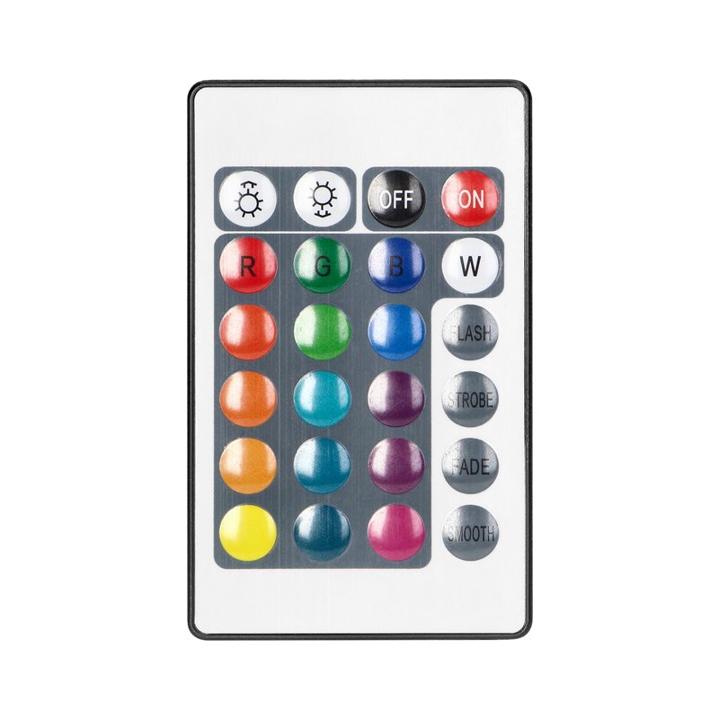 BEZPRZEWODOWY STEROWNIK DO TAŚM LED RGB Z PILOTEM, 24 PRZYCISKI, 12V, 6A, 72W ORNO BEZPRZEWODOWY STEROWNIK DO TAŚM LED RGB Z PILOTEM, 24 PRZYCISKI, 12V, 6A, 72W ORNO
