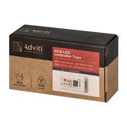 BEZDPRZEWODOWY STEROWNIK DO TAŚM LED RGB TUYA, 5-24V 18A ORNO BEZDPRZEWODOWY STEROWNIK DO TAŚM LED RGB TUYA, 5-24V 18A ORNO