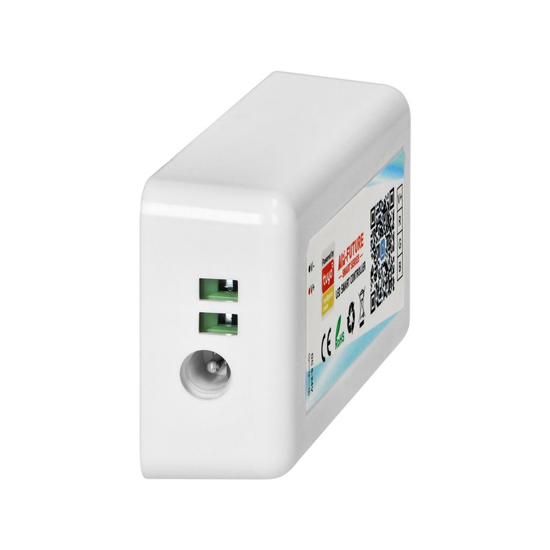 BEZDPRZEWODOWY STEROWNIK DO TAŚM LED RGB TUYA, 5-24V 18A ORNO BEZDPRZEWODOWY STEROWNIK DO TAŚM LED RGB TUYA, 5-24V 18A ORNO