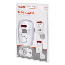 MINI ALARM BEZPRZEWODOWY Z WBUDOWANĄ SYRENĄ STEROWANY PILOTEM, 6M, BATERYJNY, 2 PILOTY ORNO MINI ALARM BEZPRZEWODOWY Z WBUDOWANĄ SYRENĄ STEROWANY PILOTEM, 6M, BATERYJNY, 2 PILOTY ORNO