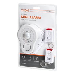 MINI ALARM BEZPRZEWODOWY SUFITOWY Z WBUDOWANĄ SYRENĄ STEROWANY PILOTEM, 5M, BATERYJNY ORNO MINI ALARM BEZPRZEWODOWY SUFITOWY Z WBUDOWANĄ SYRENĄ STEROWANY PILOTEM, 5M, BATERYJNY ORNO