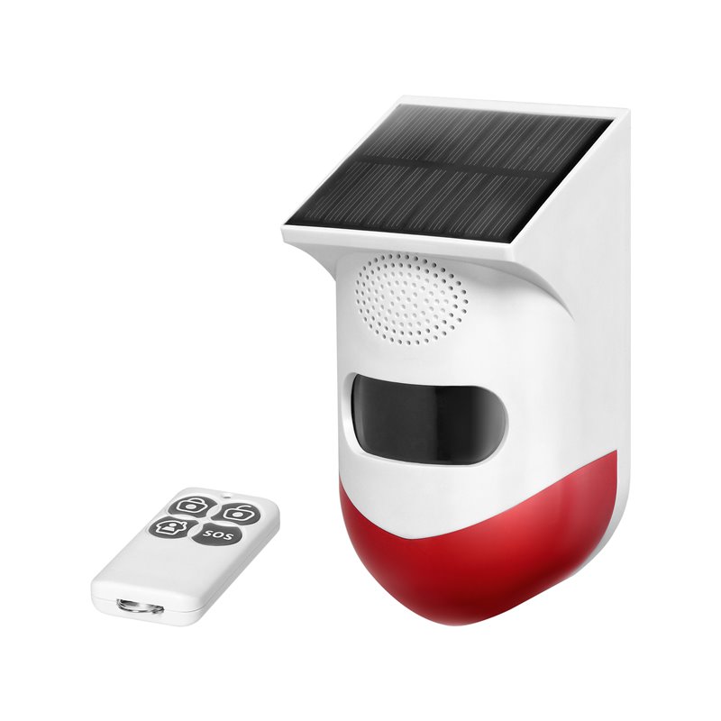 ALARM Z WBUDOWANĄ SYRENĄ I BATERIĄ SŁONECZNĄ, STEROWANY PILOTEM PRZEZ WIFI I TUYA ORNO ALARM Z WBUDOWANĄ SYRENĄ I BATERIĄ SŁONECZNĄ, STEROWANY PILOTEM PRZEZ WIFI I TUYA ORNO