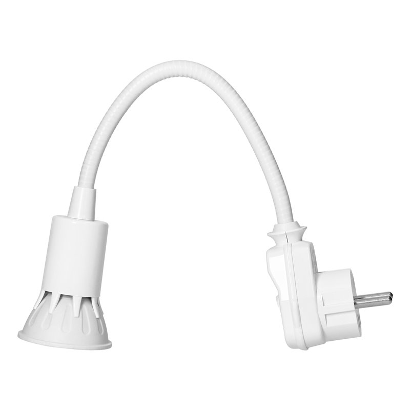 LAMPKA WTYCZKOWA Z ŻARÓWKĄ LED, BIAŁA ORNO LAMPKA WTYCZKOWA Z ŻARÓWKĄ LED, BIAŁA ORNO