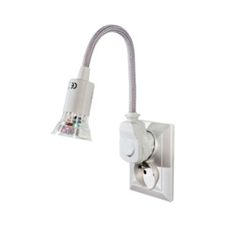 LAMPKA WTYCZKOWA Z ŻARÓWKĄ LED, POPIELATA ORNO
