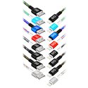 EXC MOBILE KABEL USB - LIGHTNING DIAMOND, 1.5M, 2.4A, SZYBKIE ŁADOWANIE, KOLOR MIX ORNO EXC MOBILE KABEL USB - LIGHTNING DIAMOND, 1.5M, 2.4A, SZYBKIE ŁADOWANIE, KOLOR MIX ORNO