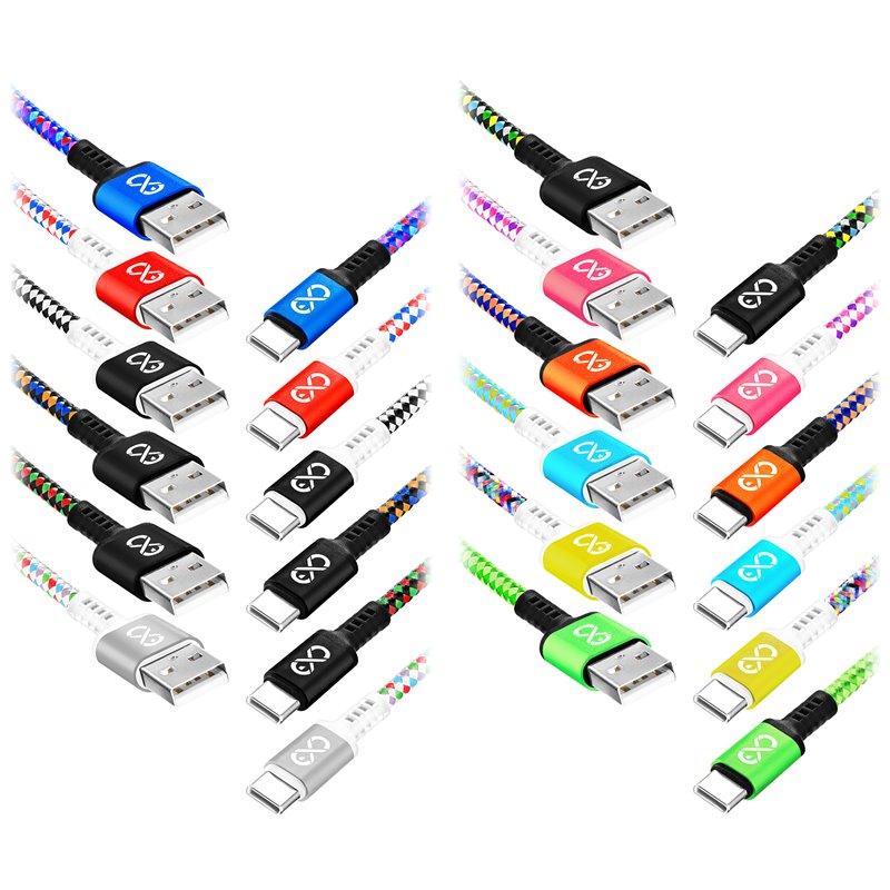 EXC MOBILE KABEL USB - USB-C DIAMOND, 1.5M, 3A, SZYBKIE ŁADOWANIE, KOLOR MIX ORNO EXC MOBILE KABEL USB - USB-C DIAMOND, 1.5M, 3A, SZYBKIE ŁADOWANIE, KOLOR MIX ORNO