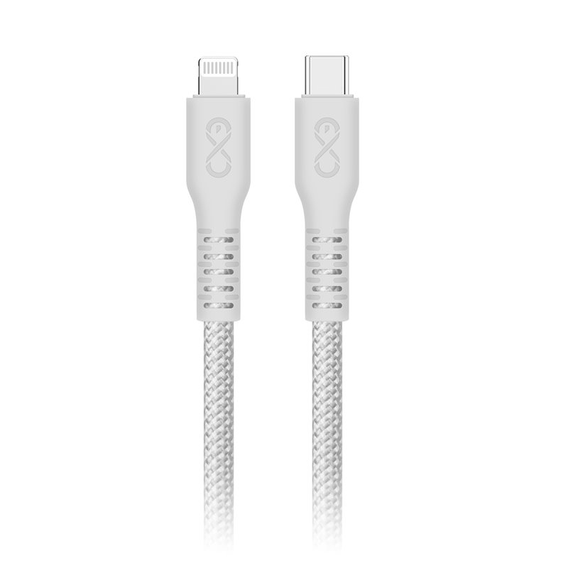 KABEL USB-C - LIGHTNING EXC IMMORTAL, 2M, 30W, SZYBKIE ŁADOWANIE, KOLOR MIX ORNO KABEL USB-C - LIGHTNING EXC IMMORTAL, 2M, 30W, SZYBKIE ŁADOWANIE, KOLOR MIX ORNO