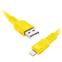 KABEL USB-A - LIGHTNING EXC WHIPPY PRO, 0.9M, 12W, SZYBKIE ŁADOWANIE, KOLOR MIX NEONOWY ORNO KABEL USB-A - LIGHTNING EXC WHIPPY PRO, 0.9M, 12W, SZYBKIE ŁADOWANIE, KOLOR MIX NEONOWY ORNO