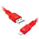 KABEL USB-A - LIGHTNING EXC WHIPPY PRO, 2M, 12W, SZYBKIE ŁADOWANIE, KOLOR MIX NEONOWY ORNO