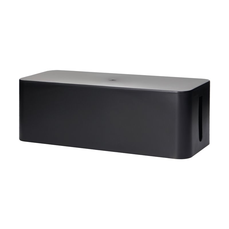 ORGANIZER DO KABLI - CABLE BOX L, CZARNY ORNO ORGANIZER DO KABLI - CABLE BOX L, CZARNY ORNO