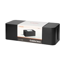 ORGANIZER DO KABLI - CABLE BOX L, CZARNY ORNO ORGANIZER DO KABLI - CABLE BOX L, CZARNY ORNO