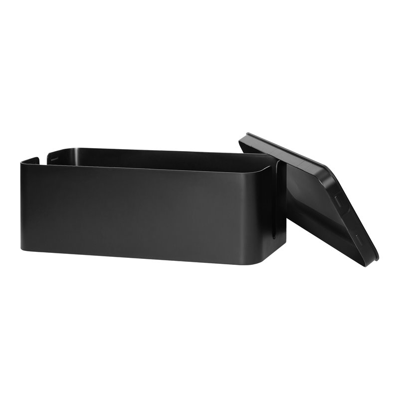 ORGANIZER DO KABLI - CABLE BOX L, CZARNY ORNO ORGANIZER DO KABLI - CABLE BOX L, CZARNY ORNO
