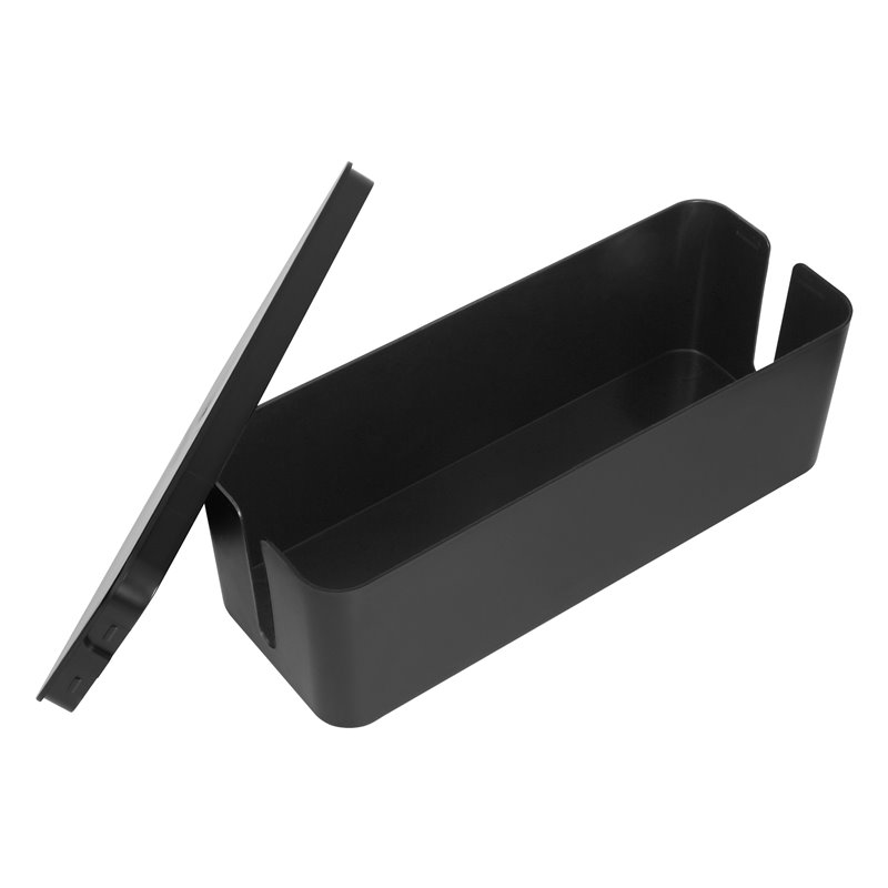 ORGANIZER DO KABLI - CABLE BOX L, CZARNY ORNO ORGANIZER DO KABLI - CABLE BOX L, CZARNY ORNO