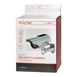 ATRAPA KAMERY MONITORUJĄCEJ CCTV Z PANELEM SOLARNYM ORNO ATRAPA KAMERY MONITORUJĄCEJ CCTV Z PANELEM SOLARNYM ORNO