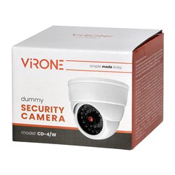 ATRAPA KAMERY MONITORUJĄCEJ Z PODCZERWIENIĄ CCTV, BATERYJNA, MINI, BIAŁA ORNO ATRAPA KAMERY MONITORUJĄCEJ Z PODCZERWIENIĄ CCTV, BATERYJNA, MINI, BIAŁA ORNO