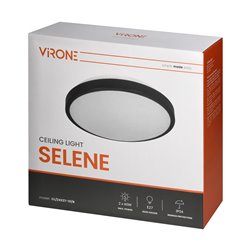 SELENE PLAFON 2XE27, MAX. 2X15W, IP54, CZARNY ORNO SELENE PLAFON 2XE27, MAX. 2X15W, IP54, CZARNY ORNO