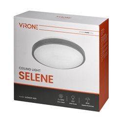 SELENE PLAFON 2XE27, MAX. 2X15W, IP54, SZARY ORNO SELENE PLAFON 2XE27, MAX. 2X15W, IP54, SZARY ORNO