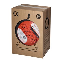 ZWIJAK BĘBNOWY IP20 4X2P+Z 16A 230V ORNO ZWIJAK BĘBNOWY IP20 4X2P+Z 16A 230V ORNO