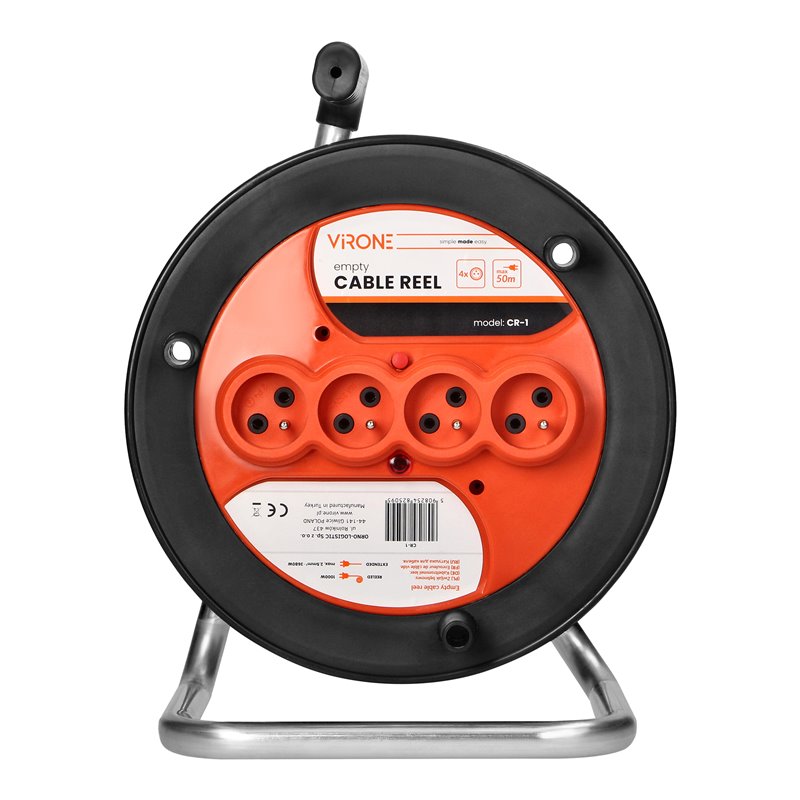 ZWIJAK BĘBNOWY IP20 4X2P+Z 16A 230V ORNO ZWIJAK BĘBNOWY IP20 4X2P+Z 16A 230V ORNO
