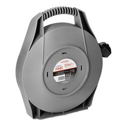 PRZEDŁUŻACZ BĘBNOWY, 4 GNIAZDA 2P+Z, KABEL PVC H05VV-F 3X1MM2, DŁUGOŚĆ 10M ORNO PRZEDŁUŻACZ BĘBNOWY, 4 GNIAZDA 2P+Z, KABEL PVC H05VV-F 3X1MM2, DŁUGOŚĆ 10M ORNO