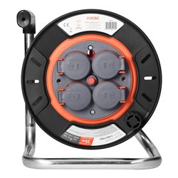 BRYZGOSZCZELNY ZWIJAK BĘBNOWY IP44 4X2P+Z 16A 230V, H05RR-F 3X1,5MM2, 25M ORNO BRYZGOSZCZELNY ZWIJAK BĘBNOWY IP44 4X2P+Z 16A 230V, H05RR-F 3X1,5MM2, 25M ORNO