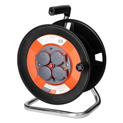 BRYZGOSZCZELNY ZWIJAK BĘBNOWY IP44 4X2P+Z 16A 230V, H05VV-F 3X1,5MM2, 50M ORNO BRYZGOSZCZELNY ZWIJAK BĘBNOWY IP44 4X2P+Z 16A 230V, H05VV-F 3X1,5MM2, 50M ORNO