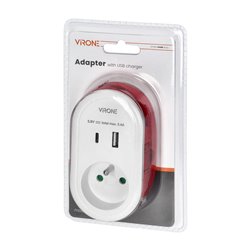 ADAPTER Z ŁADOWARKĄ USB I KABLEM ŁADUJĄCYM (TYP C + LIGHTNING), 1X2P+Z, 2XUSB (TYP A+C), MAX 3,4A ORNO ADAPTER Z ŁADOWARKĄ USB I KABLEM ŁADUJĄCYM (TYP C + LIGHTNING), 1X2P+Z, 2XUSB (TYP A+C), MAX 3,4A ORNO