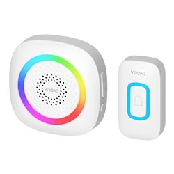 PELA AC, DZWONEK BEZPRZEWODOWY SIECIOWY, LEARNING SYSTEM, 60 DŹWIĘKÓW, LED RGB, 300M, BIAŁY ORNO PELA AC, DZWONEK BEZPRZEWODOWY SIECIOWY, LEARNING SYSTEM, 60 DŹWIĘKÓW, LED RGB, 300M, BIAŁY ORNO