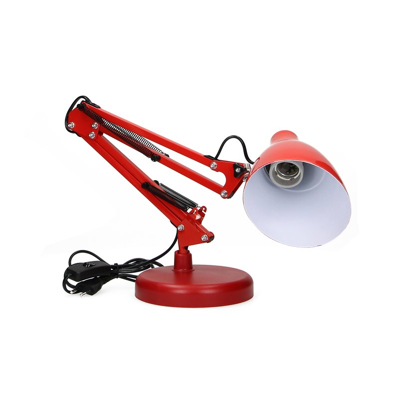 DIAN LAMPA BIURKOWA, 10W, STALOWA, CZERWONA ORNO DIAN LAMPA BIURKOWA, 10W, STALOWA, CZERWONA ORNO