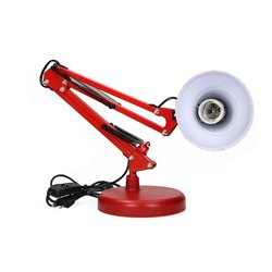 DIAN LAMPA BIURKOWA, 10W, STALOWA, CZERWONA ORNO DIAN LAMPA BIURKOWA, 10W, STALOWA, CZERWONA ORNO