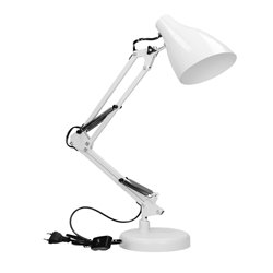 DIAN LAMPA BIURKOWA, 10W STALOWA, BIAŁA ORNO DIAN LAMPA BIURKOWA, 10W STALOWA, BIAŁA ORNO