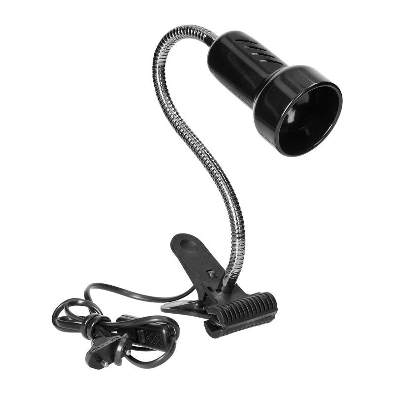 LUKE, LAMPA BIURKOWA Z KLIPSEM, FLEX, 40W, E14, STAL + TWORZYWO, CZARNA ORNO LUKE, LAMPA BIURKOWA Z KLIPSEM, FLEX, 40W, E14, STAL + TWORZYWO, CZARNA ORNO