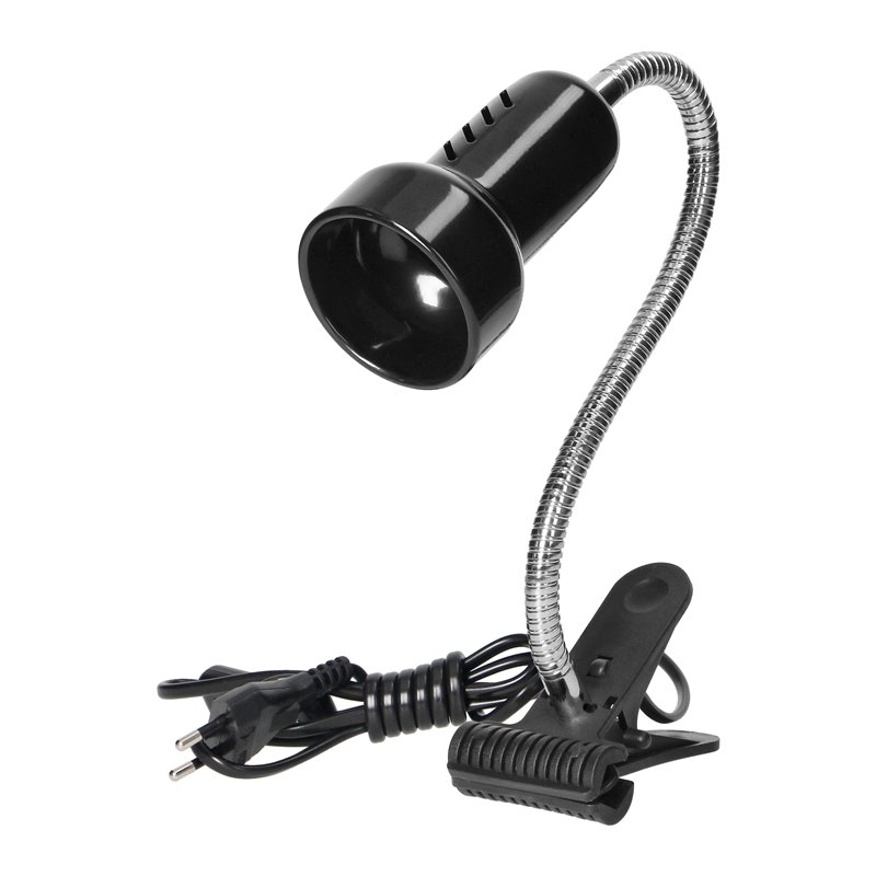 LUKE, LAMPA BIURKOWA Z KLIPSEM, FLEX, 40W, E14, STAL + TWORZYWO, CZARNA ORNO LUKE, LAMPA BIURKOWA Z KLIPSEM, FLEX, 40W, E14, STAL + TWORZYWO, CZARNA ORNO
