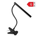 TERI LED, LAMPKA BIURKOWA Z KLIPSEM, 5W, 260LM, 4000K, CZARNA ORNO TERI LED, LAMPKA BIURKOWA Z KLIPSEM, 5W, 260LM, 4000K, CZARNA ORNO