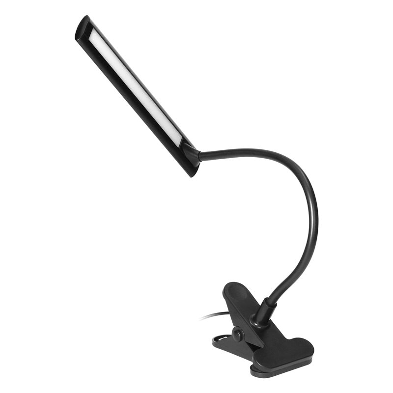 TERI LED, LAMPKA BIURKOWA Z KLIPSEM, 5W, 260LM, 4000K, CZARNA ORNO TERI LED, LAMPKA BIURKOWA Z KLIPSEM, 5W, 260LM, 4000K, CZARNA ORNO