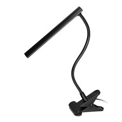 TERI LED, LAMPKA BIURKOWA Z KLIPSEM, 5W, 260LM, 4000K, CZARNA ORNO TERI LED, LAMPKA BIURKOWA Z KLIPSEM, 5W, 260LM, 4000K, CZARNA ORNO