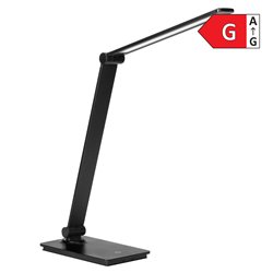 HANA LED, LAMPKA BIURKOWA, 5W, 240LM, 4000K, FUNKCJA ŚCIEMNIANIA, CZARNA ORNO HANA LED, LAMPKA BIURKOWA, 5W, 240LM, 4000K, FUNKCJA ŚCIEMNIANIA, CZARNA ORNO