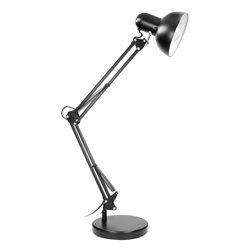 DEON, LAMPA BIURKOWA, 10W, E27, WYSOKA, STAL, CZARNA ORNO DEON, LAMPA BIURKOWA, 10W, E27, WYSOKA, STAL, CZARNA ORNO
