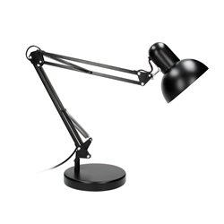 DEON, LAMPA BIURKOWA, 10W, E27, WYSOKA, STAL, CZARNA ORNO DEON, LAMPA BIURKOWA, 10W, E27, WYSOKA, STAL, CZARNA ORNO