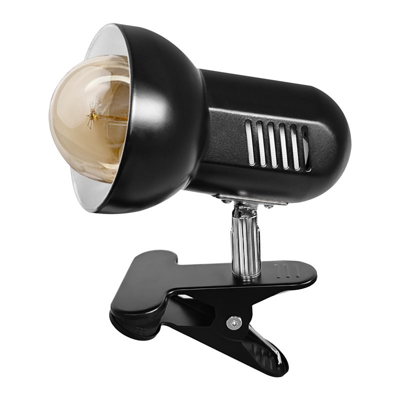 CANARD, LAMPKA BIURKOWA Z METALOWYM KLIPSEM, 15W, E27, CZARNA ORNO CANARD, LAMPKA BIURKOWA Z METALOWYM KLIPSEM, 15W, E27, CZARNA ORNO