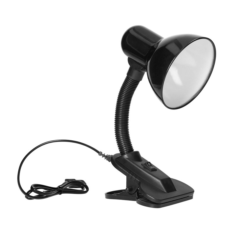 LATSA, LAMPA BIURKOWA Z KLIPSEM, 10W, E27, STAL + TWORZYWO, CZARNA ORNO LATSA, LAMPA BIURKOWA Z KLIPSEM, 10W, E27, STAL + TWORZYWO, CZARNA ORNO