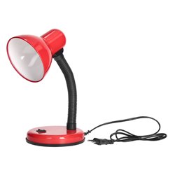 FUPI, LAMPA BIURKOWA, 10W, E27, STAL + TWORZYWO, CZERWONA ORNO FUPI, LAMPA BIURKOWA, 10W, E27, STAL + TWORZYWO, CZERWONA ORNO