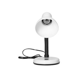 FUPI, LAMPA BIURKOWA, 10W, E27, STAL + TWORZYWO, BIAŁA ORNO FUPI, LAMPA BIURKOWA, 10W, E27, STAL + TWORZYWO, BIAŁA ORNO