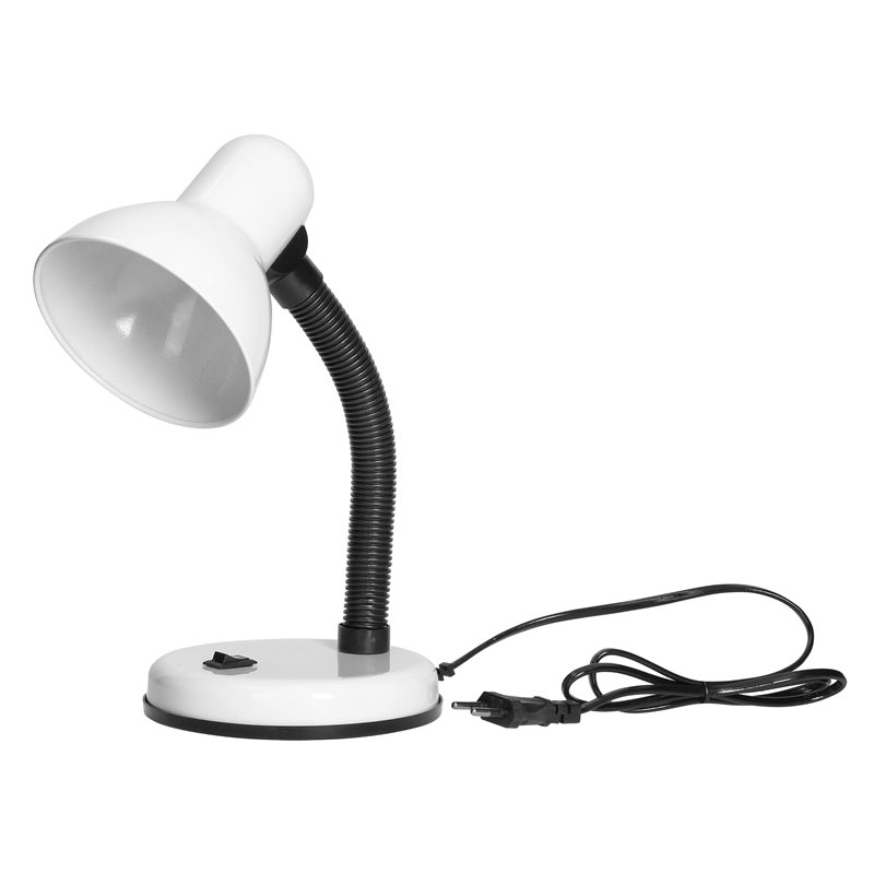 FUPI, LAMPA BIURKOWA, 10W, E27, STAL + TWORZYWO, BIAŁA ORNO FUPI, LAMPA BIURKOWA, 10W, E27, STAL + TWORZYWO, BIAŁA ORNO